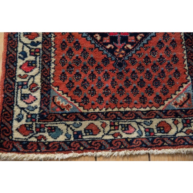 Red Vintage Engelas Square Rug Mat - 2'2" X 2'6" For Sale - Image 8 of 10