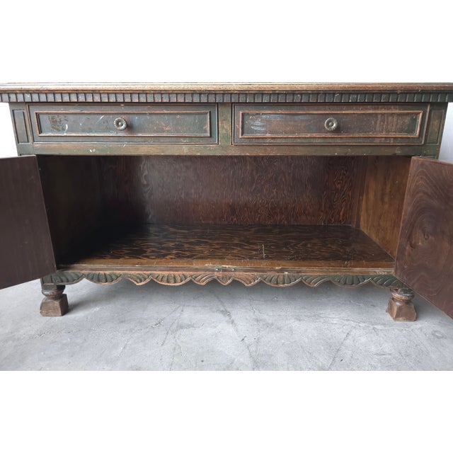 Antique Rustic European Wabi Sabi Cabinet For Sale - Image 4 of 9