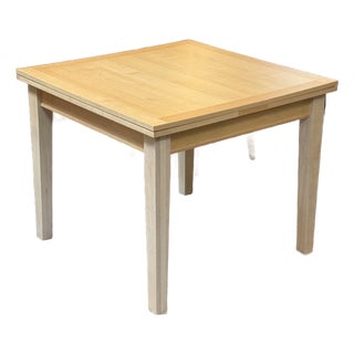 Crate & Barrel Extension Dining Table For Sale