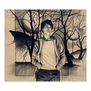 1985 Dean Huey Portrait of Tim in Charleston