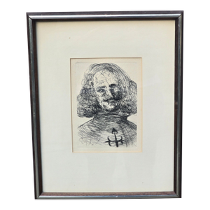 Mid 20th Century Salvador Dali Etching