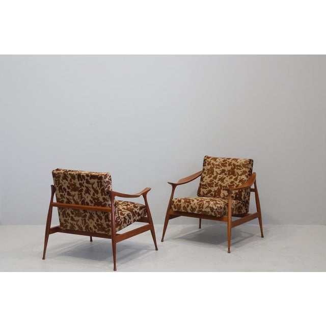 Armchairs by Ico Parisi for Fratelli Reguitti, Italy, 1959, Set of 2 For Sale - Image 9 of 16