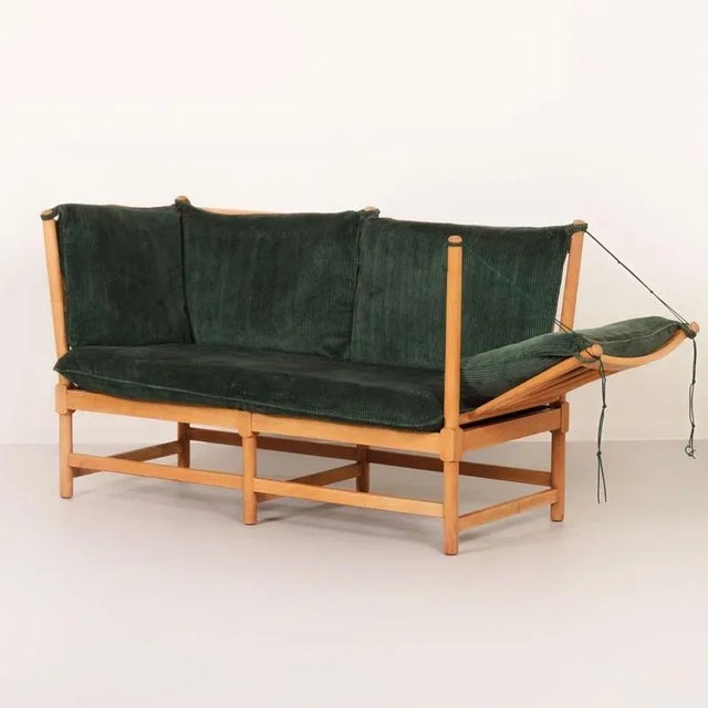 1960s Spoke-Back Sofa by Borge Morgensen for Fritz Hansen, 1963 For Sale - Image 5 of 12