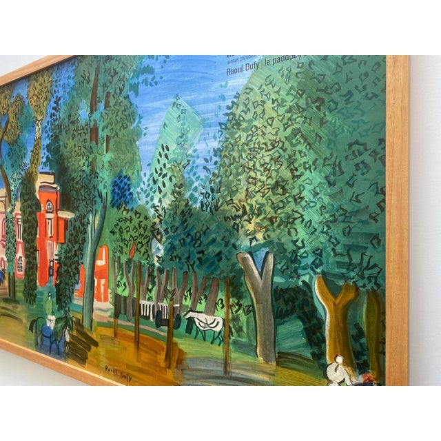 Raoul Dufy、PADDOCK A CHANTILLY、海外版超希少レゾネ RAOUL DUFY Paddock-Deauville, 1960 – Art Wise Premium Posters