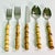 Late 20th Century Chinoiserie Coastal Bamboo 18/8 Stainless Flatware Service for 10 - 50 Pieces For Sale - Image 12 of 13