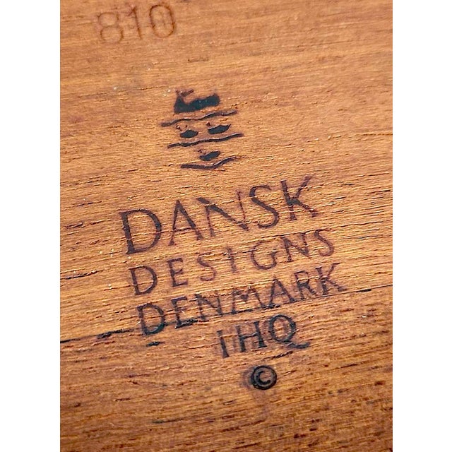 1950s Dansk Teak Wood Congo/Viking Ice Bucket With Lid For Sale - Image 11 of 12