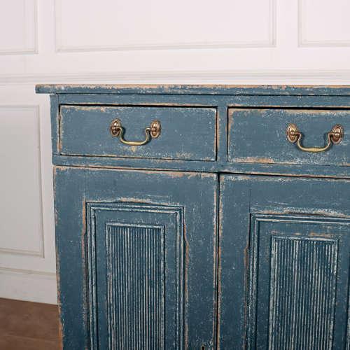 Swedish Painted Linen Cupboard For Sale - Image 3 of 12