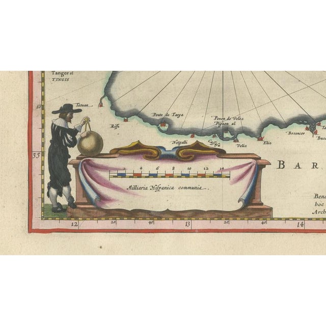 Map of Granada and Murcia in Spain from Blaeu, 1642 For Sale - Image 4 of 13