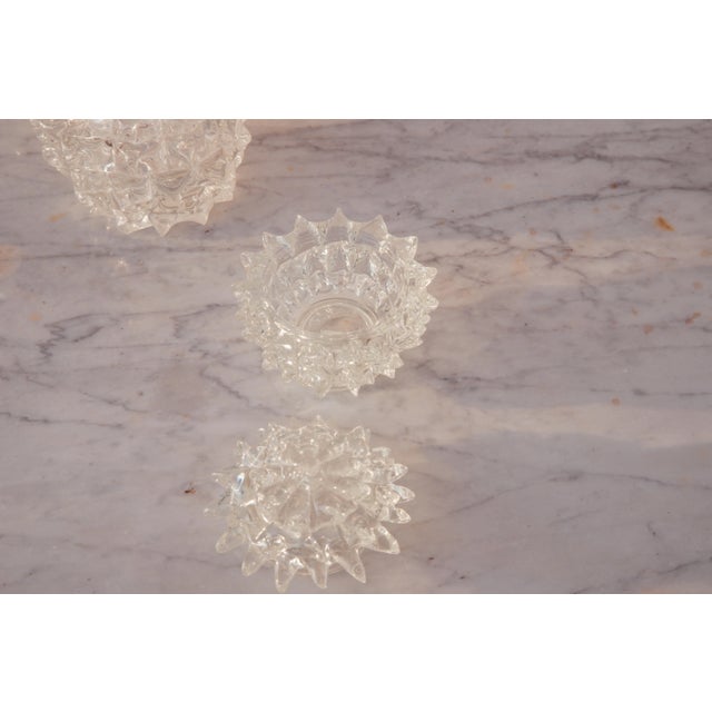 Set of 4 Ercole Barovier Rostrato Murano Italian Glass Vase for Barovier & Toso, 1940s For Sale - Image 11 of 13