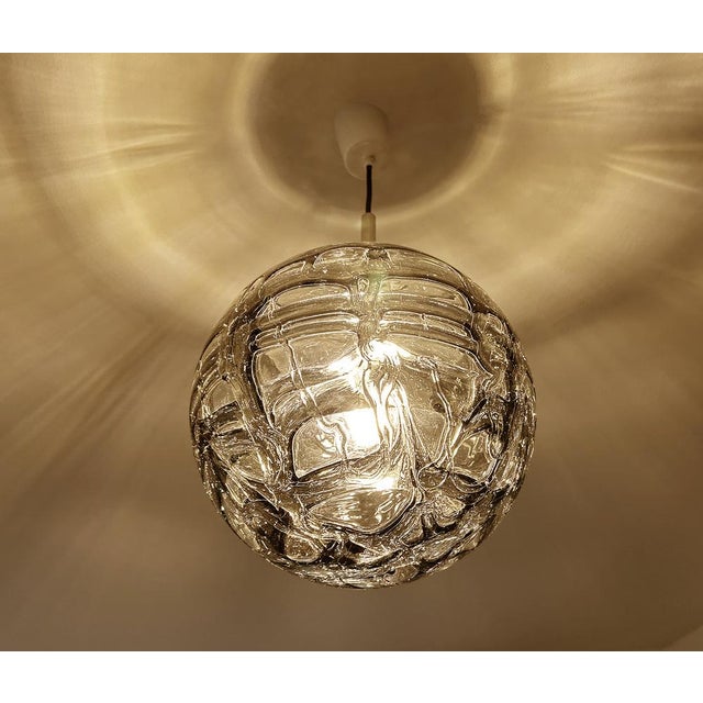 Murano Glass Pendant Light from Doria, 1970s For Sale - Image 6 of 18