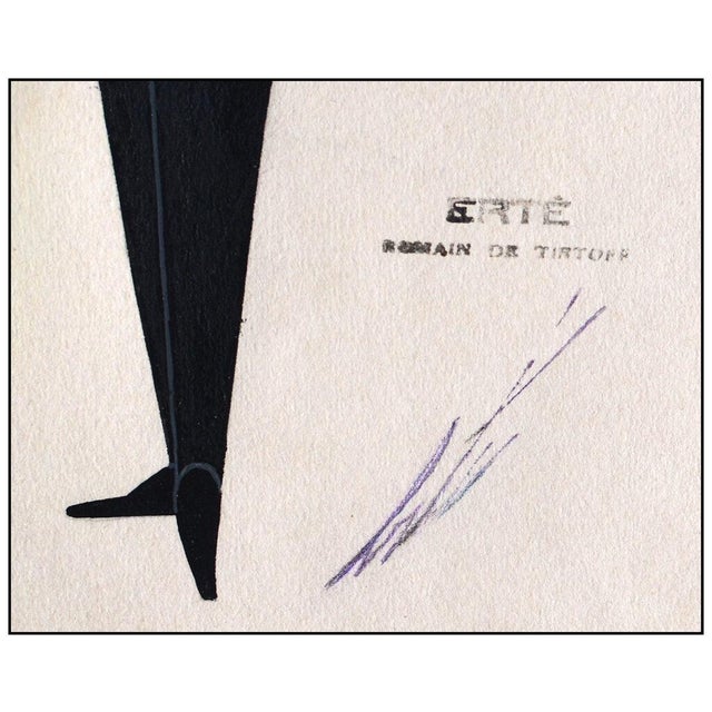 Art Deco Early 20th Century L'extra, Erté For Sale - Image 3 of 6