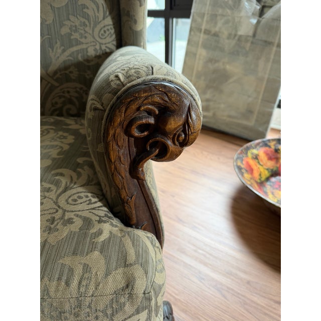 Merchandise Mart purchase. Mike Bell showroom. Comfortable and stately. Down bottom cushion. .
