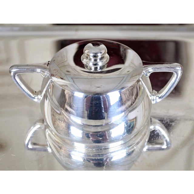 Art Deco Silver-Plated Coffee Service from Wiskemann For Sale - Image 4 of 7