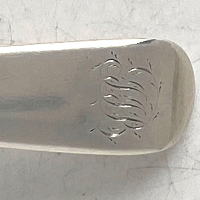 Early 19th Century 1810 English Georgian Thomas Bamford II Sterling Silver Sauce Ladle For Sale - Image 5 of 7