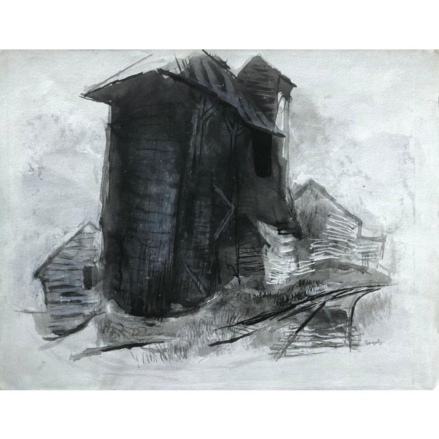 Tibor Gergely, Farm house by Famed Childrens Book Illustrator Tibor Gergely, 1970 For Sale In Miami - Image 6 of 6