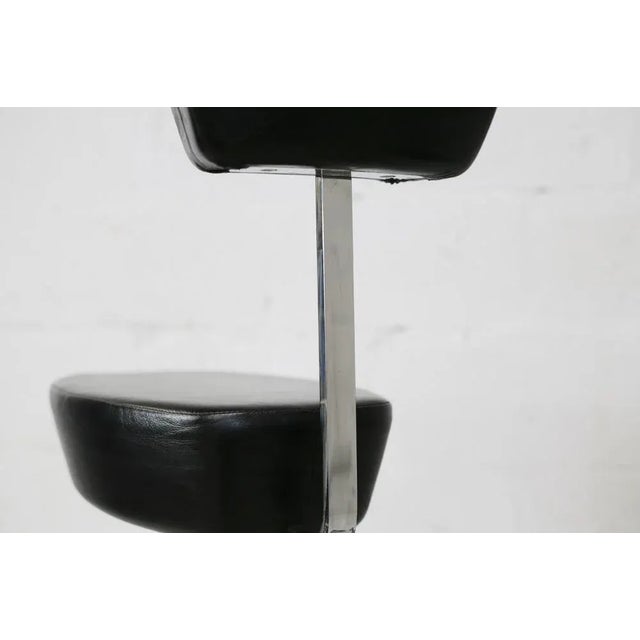 Leather and Steel Swivel Stools by George Nelson for Vitra, 2001, Set of 2 For Sale - Image 14 of 18