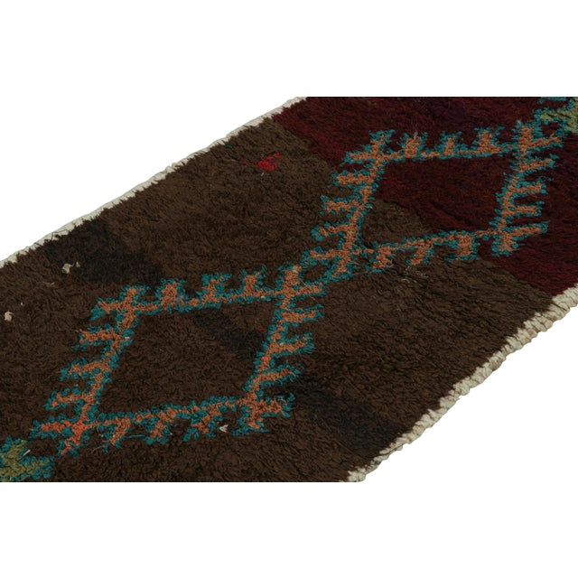 Rug & Kilim Vintage Azilal Moroccan Style Runner Rug, With Medallions From Rug & Kilim For Sale - Image 4 of 7