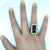 13.48 Carat Watermelon Tourmaline Diamond Platinum, Size 6.75 For Sale - Image 9 of 9