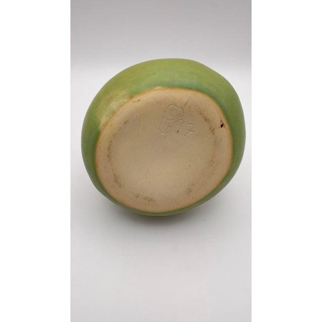 Contemporary 1997 Patricia Garrett Ceramic Squash Vase For Sale - Image 3 of 5