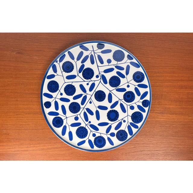 Large Mid-Century Modern German Ceramic Stockholm Series Plate from Melitta, 1960s, in Very Good conditions. Designed 1960...