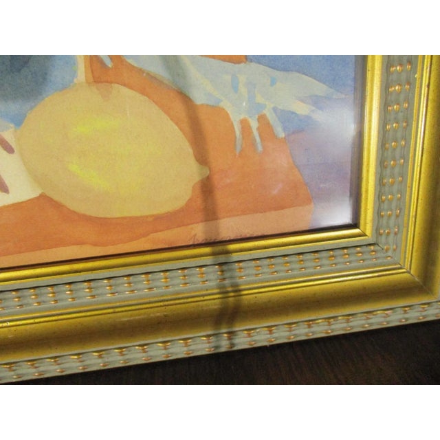 Floral Watercolor Still-Life by Tranerman Circa 1980s For Sale - Image 4 of 5