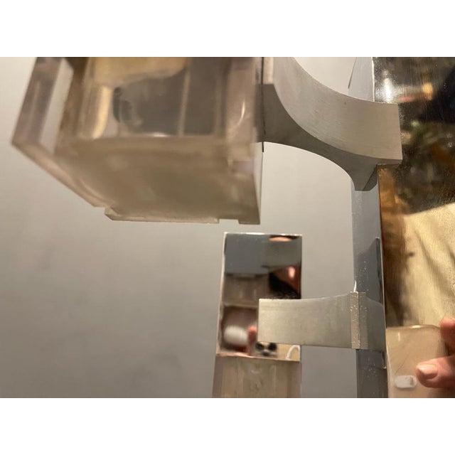 Cubic Light Pendant by Gaetano Sciolari , 1970s For Sale - Image 13 of 17