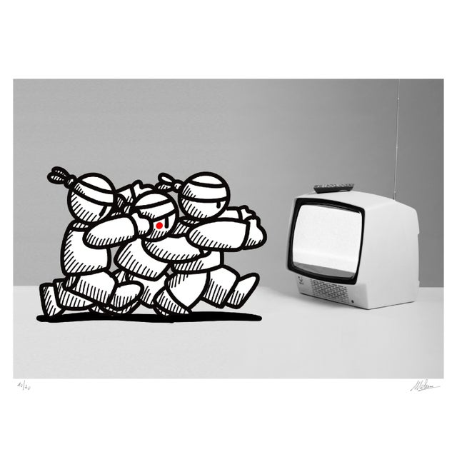 Melkio (Luca Melchionda), Media, Serigraph For Sale - Image 5 of 5
