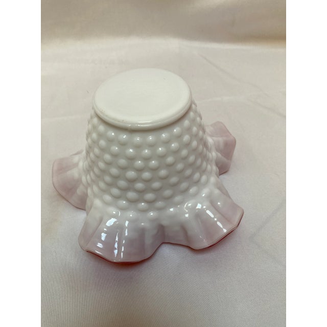 Traditional Early 20th Century Vintage Kanawha Hobnail Decorative Glass Bowl For Sale - Image 3 of 5