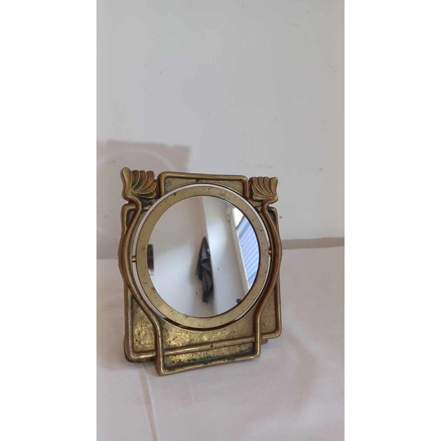 Art Deco Brass Dressing Mirror, 1920s-1930s For Sale - Image 15 of 16