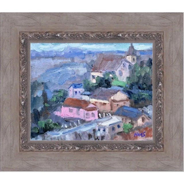 Contemporary Virginia City, Impressionist Oil Painting Landscape For Sale - Image 3 of 6
