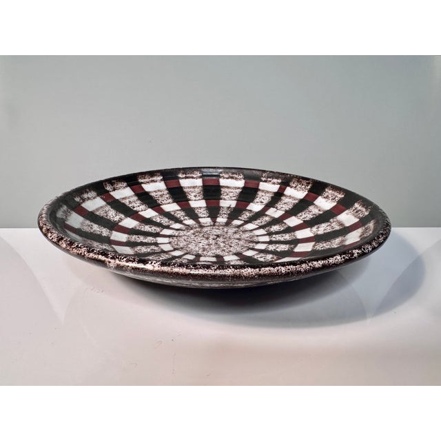 Bamboo Decor Series Studio Ceramic Art Bowl by Monika Maetzel, Hamburg, Germany, 1960s For Sale - Image 10 of 10