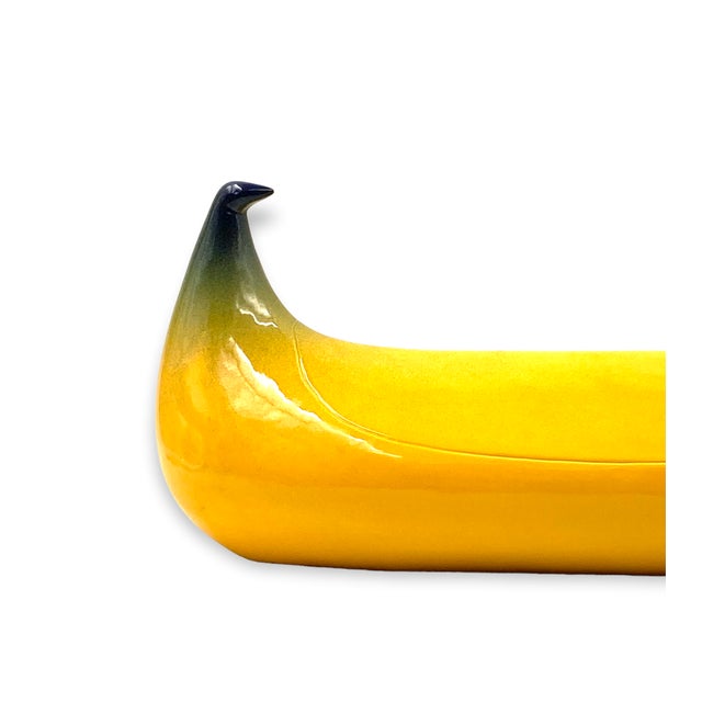 Yellow Ceramic Banana Sculpture from Zanolli Nove Italy, 1970s For Sale - Image 15 of 18