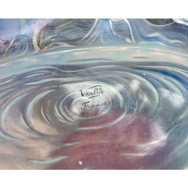 1930s Verlys, France Opaline Art Glass Bowl For Sale - Image 12 of 12