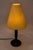 Metal Large Art Deco Wooden Table Lamp with Fabric Shade, Vienna, 1930s For Sale - Image 7 of 12