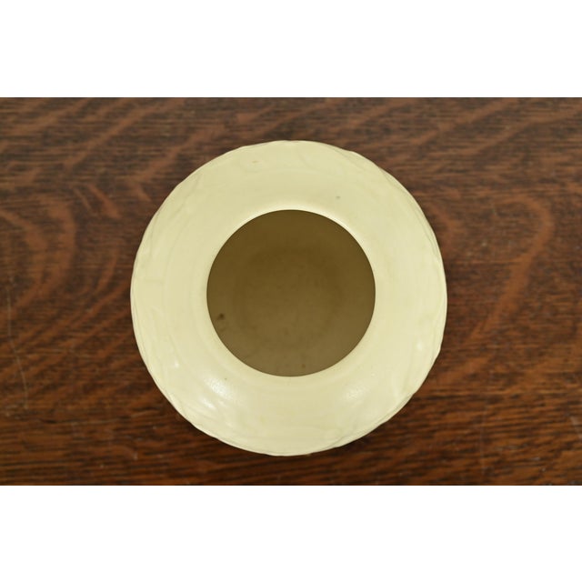 Rookwood Pottery Rookwood Pottery Arts & Crafts Glazed Ceramic Art Pottery Bulbous Vase, 1945 For Sale - Image 4 of 10