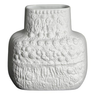 Bisque Porcelain Azu Vase by Martin Freyer for Rosenthal, 1970s For Sale
