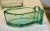 Green Hand Blown Small Fish Bowls For Sale - Image 4 of 7