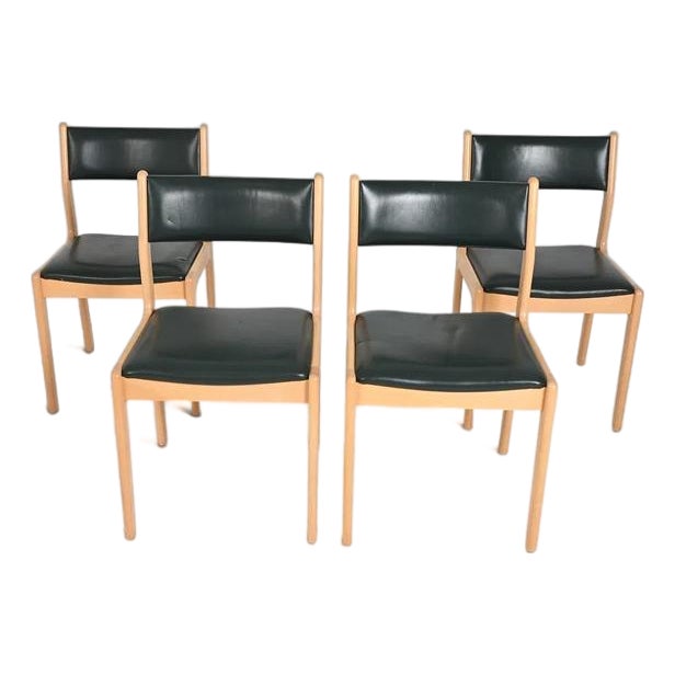 1970s Findahls Danish Beech Dining Chairs For Sale