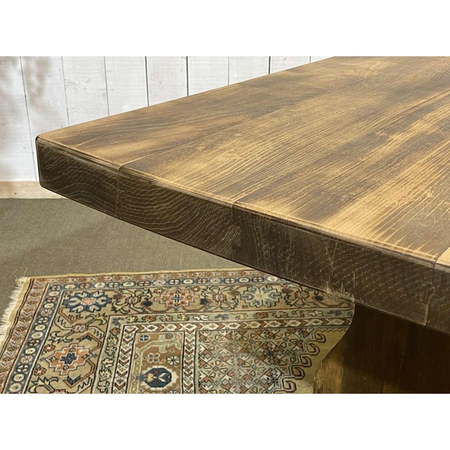 Monastery Table in Elm, 1970s For Sale - Image 6 of 18