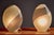 Rare pair of large Murano glass table lamps by Lino Tagliapietra for Effetre with sculptural, elongated forms in opaque...