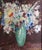 Lucien Roudier Detto Eller, Flowers in a Vase, 1920s, Oil Painting on Canvas, Framed For Sale - Image 13 of 13