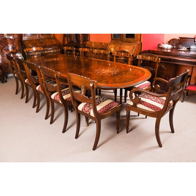 Antique French Louis Revival Ormolu-Mounted Dining Table, 1920 For Sale - Image 3 of 18