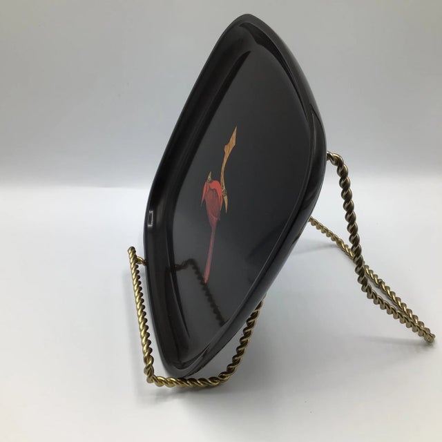 Couroc of Monterey Tennis “Love” Tray and "Cardinal" Tray-Set of 2 For Sale - Image 10 of 12