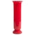 Red Cased Glass Column Vase from Empoli, Italy, 1970s For Sale - Image 10 of 10