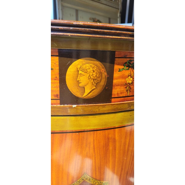 1920s Adams Painted 1920s Credenza Sideboard For Sale - Image 5 of 12