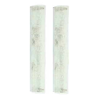 Murano Glass Wall Lights from Hillebrand, Germany, 1970s, Set of 2 For Sale