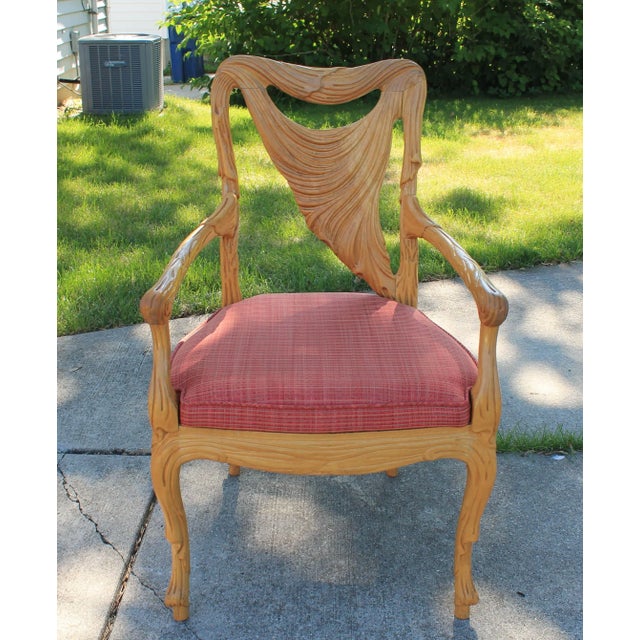 Italian Dining Chairs in the Style of Phyllis Morris, S/6 For Sale In Milwaukee - Image 6 of 13