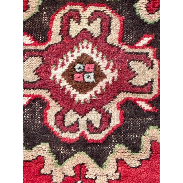 Brown Small Vintage Turkish Bobyrugs Yastik Rug, 1970s For Sale - Image 8 of 16
