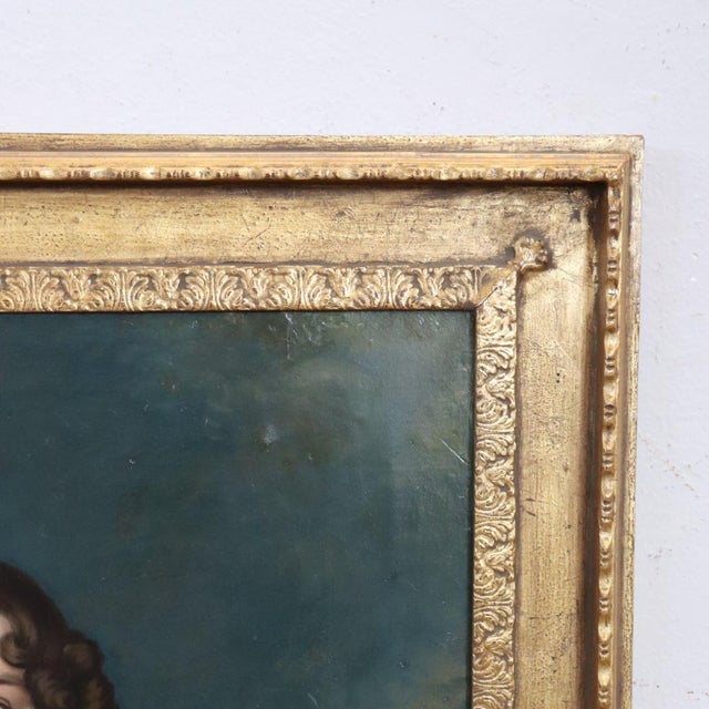Unknown, Portrait of a Young Woman, Oil Painting on Canvas, Framed For Sale - Image 14 of 16