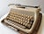 Brown Vintage German Triumph Typewriter with Case, 1960s For Sale - Image 8 of 10